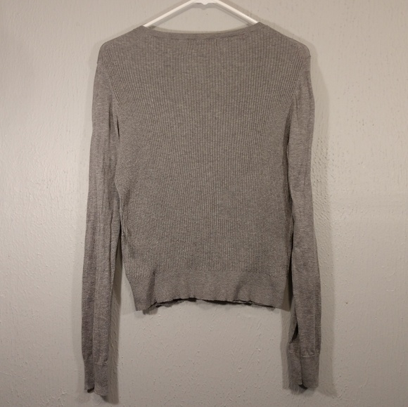 CAbi Lace Grey/Black Button Cardigan Small - Picture 6 of 7